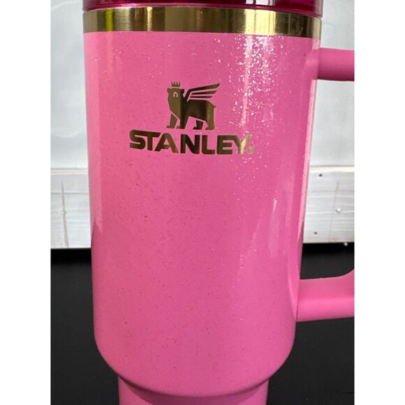Stanley x Wicked Quencher H2.0 40 0z Tumbler | Glinda Sparkle Pink - Picture 2 of 7